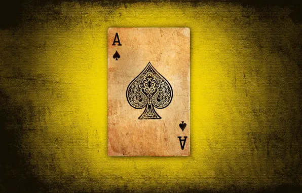 Picture The GAME, CARD, THE ACE OF SPADES