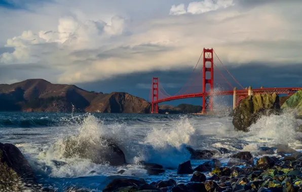 Picture landscape, nature, Golden Gate Bridge