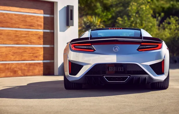Picture Honda, rear view, Acura, NSX, 2019