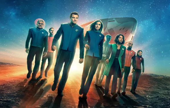 Picture look, background, the series, actors, Movies, The Orville, Orville