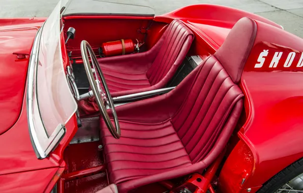 Picture seat, prototype, 1957, Spider, Skoda, 1958, Skoda, Type 968, 1100 OHC