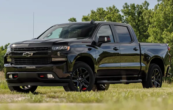 Picture power, pickup, exterior, Chevrolet, Chevrolet Silverado, Chevrolet Silverado RST Crew Cab Redline Edition