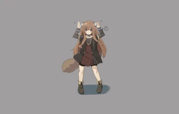 Picture girl, background, minimalism, ears, The Rising of the Shield Hero