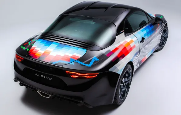 Picture exterior, limited edition, 2021, Alpine A110, лимитированная серия, Alpine A110 x Felipe Pantone, Felipe Pantone