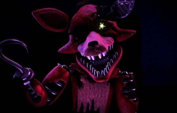 Picture the game, robot, doll, hook, Five Nights At Freddy's 2