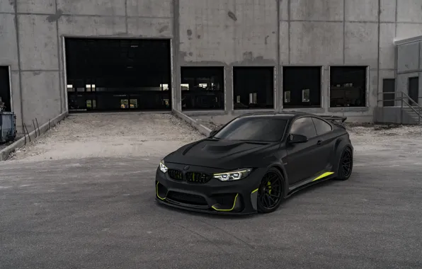 Picture BMW, Light, Black, Coupe, Yellow, F82, Sight
