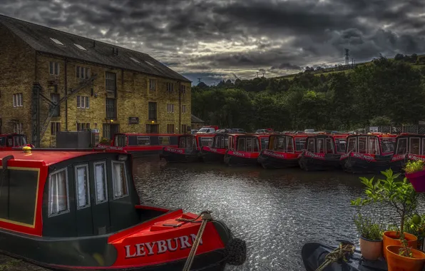 Picture england, yorkshire, sowerby bridge