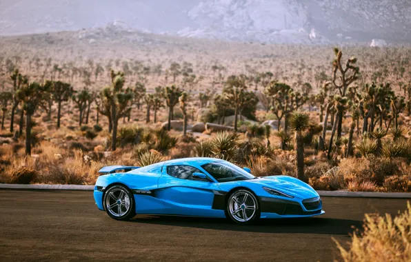 Picture supercar, 2018, Rimac, electric car, C-Two, California Edition