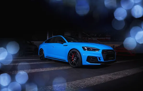 Picture Audi, Blue, RS5, Black, VAG