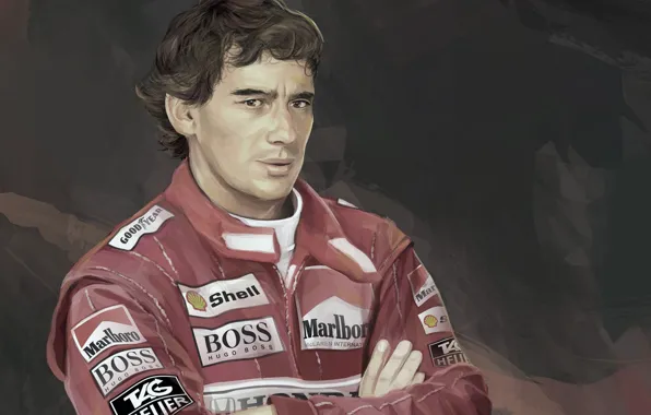 Picture Figure, Sport, Ayrton Senna, Racing driver