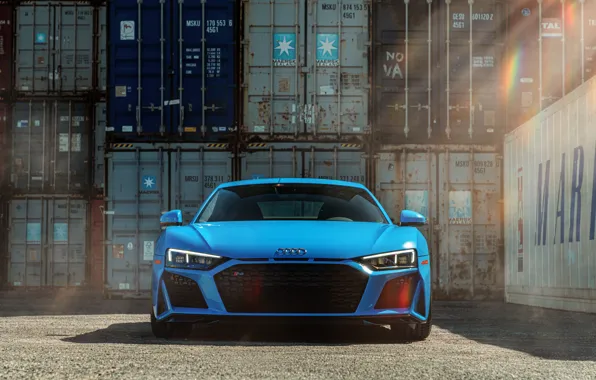 Picture Audi, Blue, Front, VAG