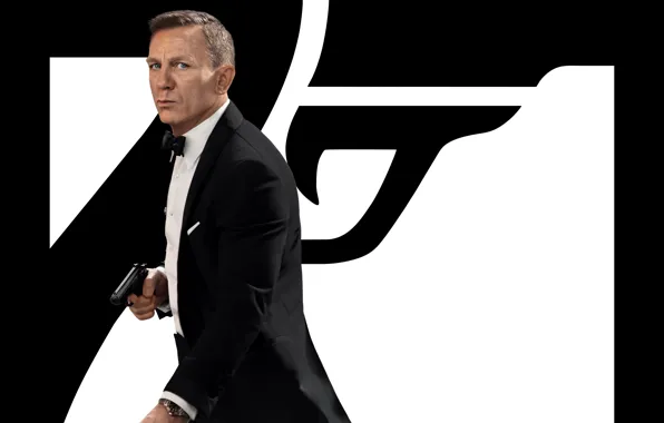 Picture James Bond, Daniel Craig, James Bond, Daniel Craig, No Time To Die, Not time to …