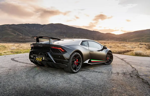 Picture sunset, Lamborghini, Performante, Huracan, 2020, VF Engineering