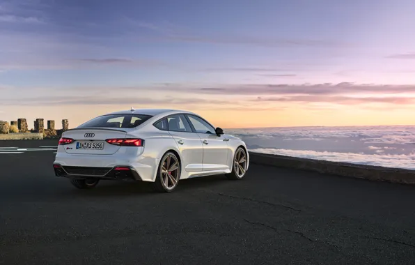 Picture sunset, Audi, the evening, rear view, RS5, Sportback, RS 5, 2020