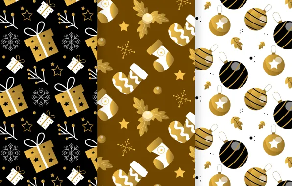 Picture background, gold, toys, texture, gifts