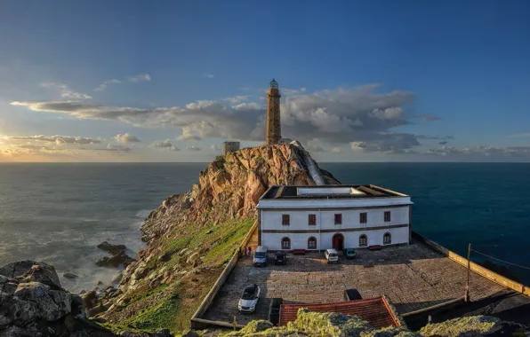 Picture the sky, coast, lighthouse