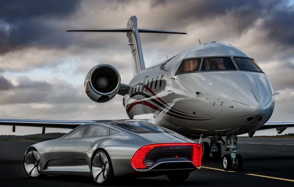Picture Mercedes-Benz, the plane, 2015, Intelligent Aerodynamic Automobile, Concept IAA