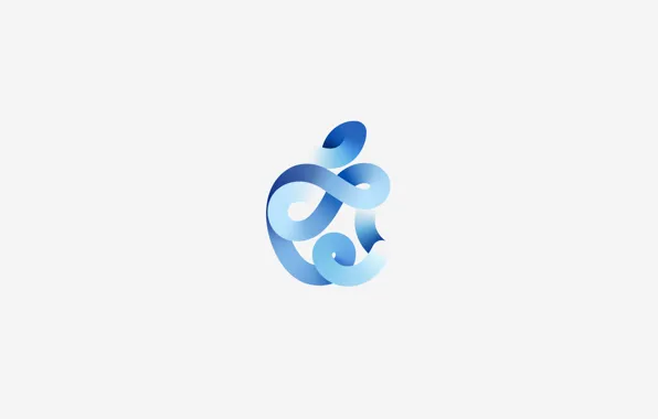 Picture Apple, logo, September event 2020, apple logo light Mode