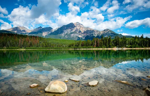 Picture water, landscape, mountains, lake