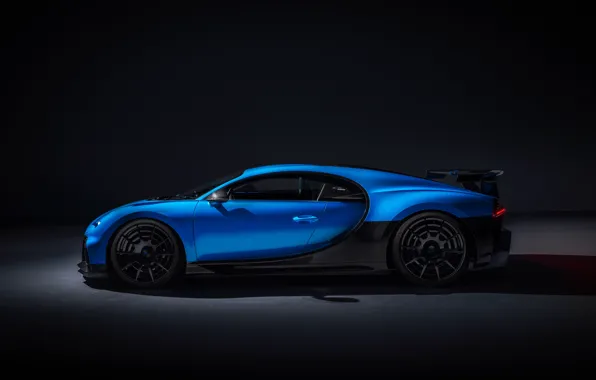 Picture Bugatti, side view, hypercar, Chiron, 2020, Pur Sport