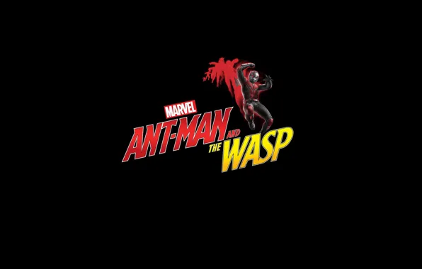 Picture fiction, the inscription, costume, black background, comic, MARVEL, Ant-Man, Scott Lang, Ant-Man and the Wasp, …