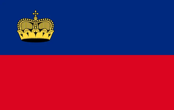 Picture strip, background, crown, flag, fon, flag, liechtenstein, Liechtenstein
