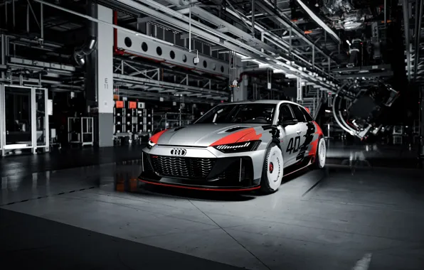 Picture Concept, Audi, GTO, universal, RS6, 2020, боковой выпуск