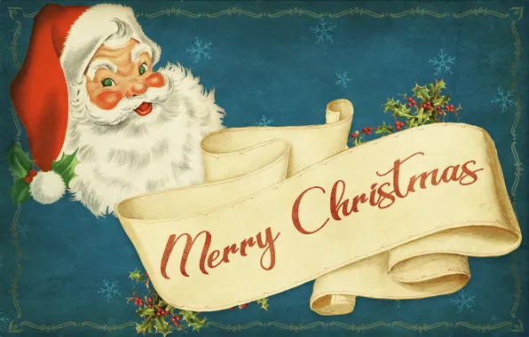 Picture Christmas, New year, Santa Claus, Merry Christmas, Счастливого рождества