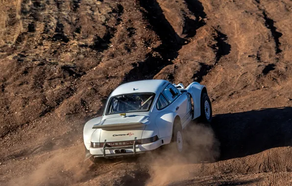 Picture earth, dust, 911, Porsche, back, 964, 2019, 911 Baja Prototype, Russell Built Fabrication