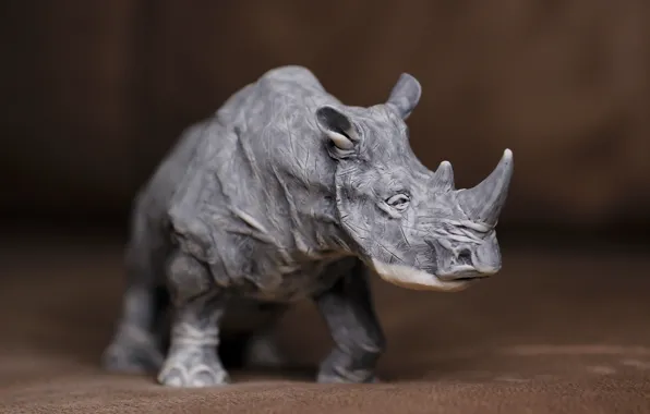 Picture background, figure, figurine, Rhino