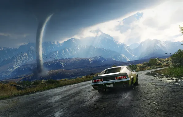Picture Microsoft, tornado, game, Just Cause 4