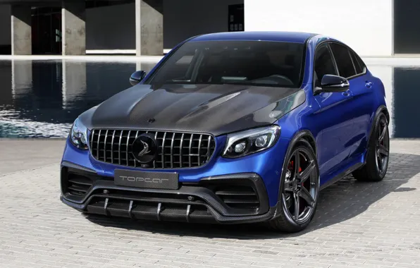 Picture Mercedes-Benz, AMG, Coupe, Inferno, 2018, crossover, Ball Wed, GLC