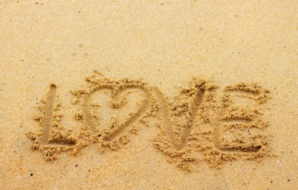 Picture sand, beach, summer, love, heart, summer, love, beach, sea, heart, romantic, sand