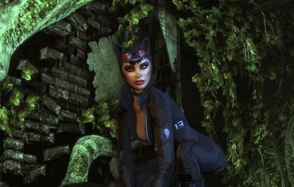 Picture The game, Glasses, Costume, Catwoman, Batman: Arkham City, Game, DC Comics, Catwoman, Selina Kyle, Selina …