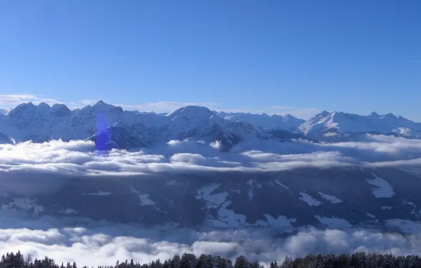 Picture Panorama, Austria, Europa, Schnee, Alps, Innsbruck, Patscherkofel