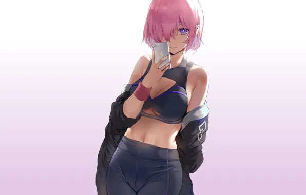 Picture girl, hot, sexy, wet, Anime, pretty, sweat, gym, tights, thick, selfie, sweaty, fate, mash, sports …