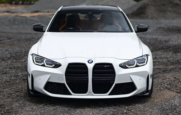 Picture BMW, White, Sight, M-power, G82
