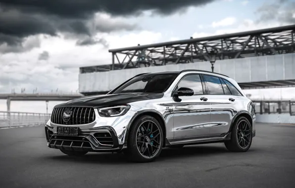 Picture Mercedes, hangar, AMG, exterior, HELL, Mercedes AMG GLC 63 S