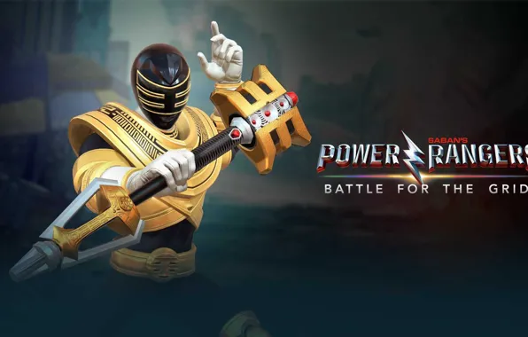Picture game, armor, weapon, warrior, Power Rangers, staff, Zeo, gold ranger, nWay, Power Rangers: Battle for …