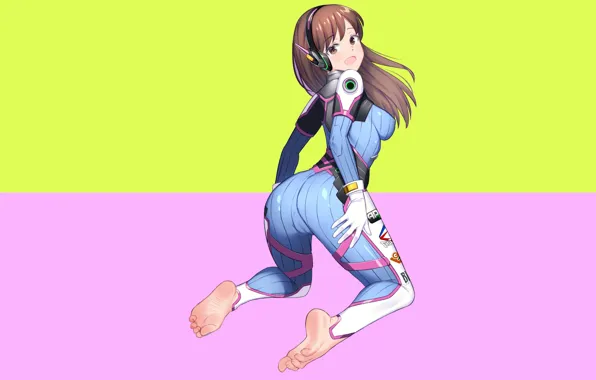 Picture kawaii, girl, sexy, ass, anime, pretty, butt, babe, cute, suit, tight, tightsuit