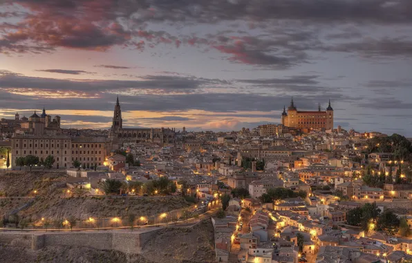 Picture panorama, Spain, Toledo