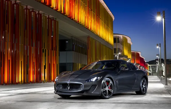 Picture auto, night, Maserati, GranTurismo