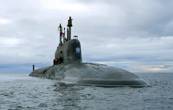 Picture submarine, the project 885, Ash, Severodvinsk