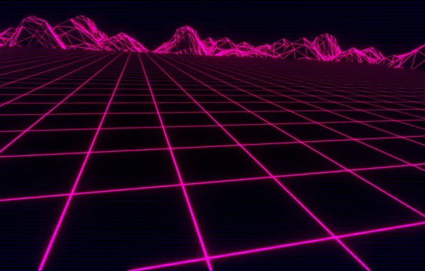 Picture Background, Neon, VHS, Synth, Retrowave, Synthwave, New Retro Wave, Futuresynth, Sintav, Retrouve, Outrun, seamless animation
