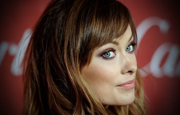 Picture look, girl, face, portrait, makeup, actress, Olivia Wilde, Olivia Wilde, photoshoot, hair