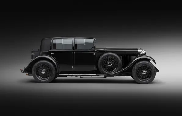 Picture Bentley, Bentley, 1930, Bentley Mulsanne, Side, Black and white, Luxury car, Luxury car