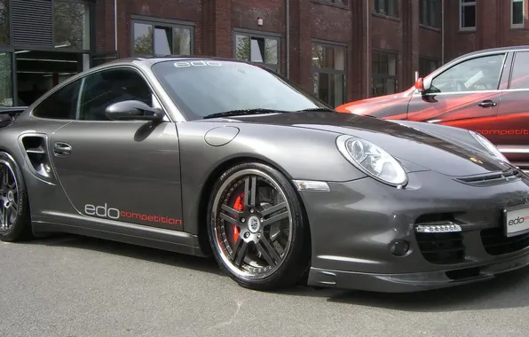Picture tuning, coupe, 911, sports car, Edo Competition, Porsche 997, Turbo Shark