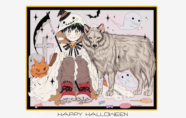 Picture wolf, Halloween, My Hero Academia, Boku No Hero Academy, Midori Isuku, Izuku Midoriya, My Hero …