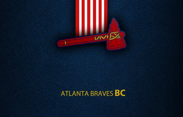 Picture wallpaper, sport, logo, baseball, Atlanta Braves