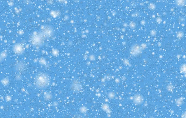 Picture winter, snow, snowflakes, texture, Christmas, New year, snowfall, blue background